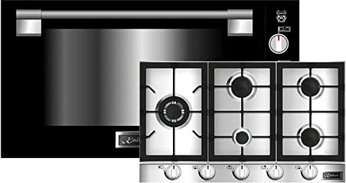 Kaiser Cuisinière Set EG 9371 Four à gaz encastrable 90 cm 98 L +KG 9357 Plaque de cuisson à gaz 86 cm