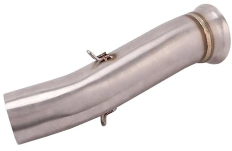 SKINII Pot Moto Pot Echappement pour Duke 790 890 890R 2018 2019 2020 2021 2022 2023 Tuyau Liaison Intermédiaire D'échappement Moto Silencieux 51mm Pot d'échappement