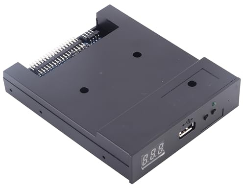 YUYTE de Disquetera Floppy Unidad de Disquete de 3,5 a Emulador USB - Interfaz de 34 Pines Compatible con Unidad Flash USB, Fácil de Instalar para Teclado Musical, Transferencia de Datos de Alta