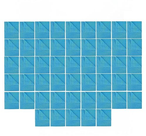 2Work Economy Cloth 420 x 350 mm Blue (Pack of 50) 2W08168