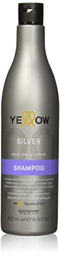 Silver Shampoo Antigiallo - Acai & Rose of Jericho - 500 ml - Yellow (AlfaParf Group)