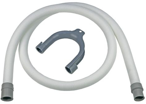easyPART Kompatibel/Ersatz für Electrolux 902979336/2 Ablaufschlauch Abpumpschlauch 1,5m Waschmaschinen Spülmaschine AEG 9029793362 E2WDA150B Endstück gerade/gerade 19/21mm Durchmesser Universal