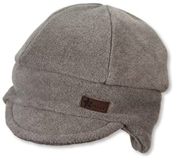 Sterntaler Baby - Jungen Mütze Baby Mütze Fleece Melange mit Ohren, beige meliert, 51
