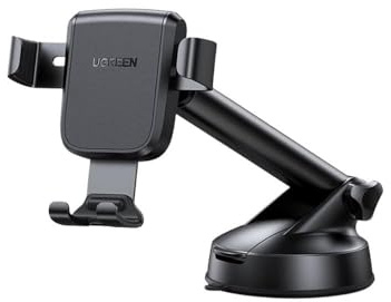Ugreen, Mobiltelefonställ, Bil, Sort