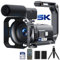 Camcorder Video Camera, 5K 56MP WiFi 3'' 270° Rotatable Touchscreen Vlogging Camera for Youtube, Podcast Recorder Video Cameras with 64GB SD Card, Remote, 2 Batteries, Hood, Microphone, Tripod