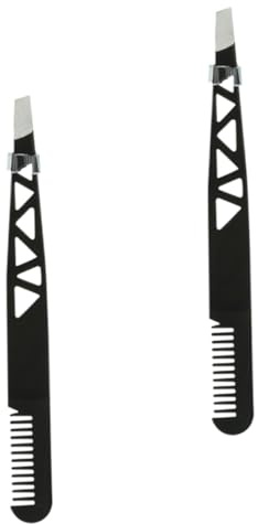 TOVINANNA Aggiorna La Tua Routine Di Bellezza Tagliaunghie Per Sopracciglia in Acciaio Inossidabile Nero Compatto E Facile Da Usare