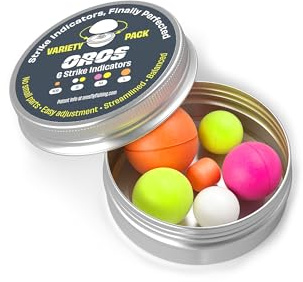 Oros 6 Pack Variety Pack Strike Indicators, Multiple Sizes and Colors