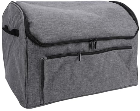 Fockety Sac de transport portable pour mijoteuse, sac de transport pour autocuiseur de 6 à 8 litres, sac isotherme imperméable avec poignées et poche avant, idéal pour les voyages