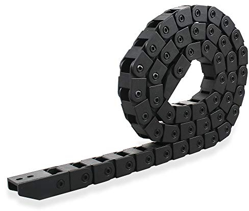 1M R28 Reinforced Nylon Drag Chain Plastic Cable Drag Chain Wire Carrier for 3D Printers CNC Machine Tools (10x10mm)