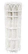 Filiac Bordure Parisienne Grillage plastifié Blanc Hauteur 0,9 m - Longueur 10 m