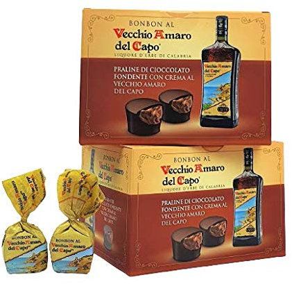 Vecchio Amaro del capo 2 BAULETTI DA 250G cad. - Praline Bon Bon