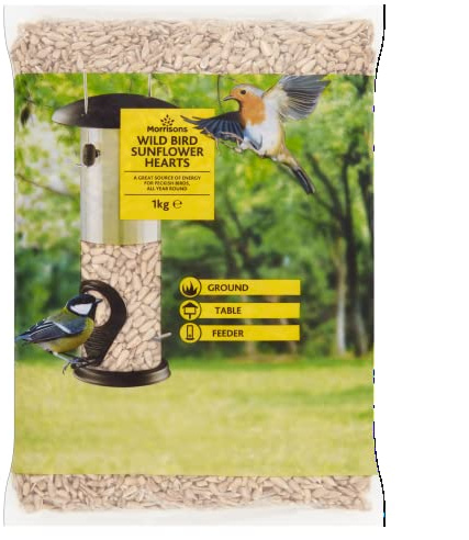 Morrisons Wild Bird Sunflower Hearts 1kg