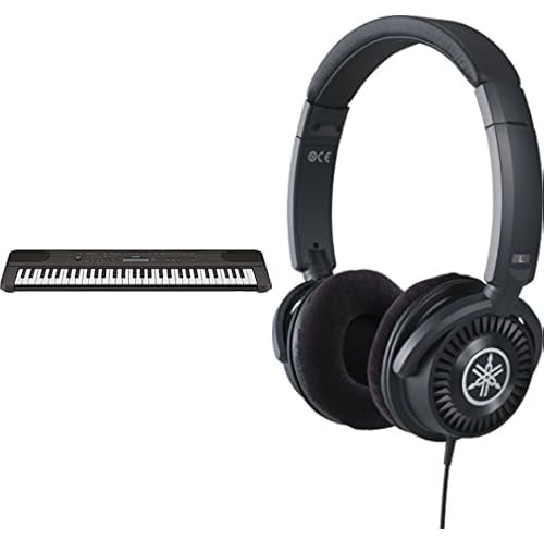 Yamaha Tragbares PSR-E360-Tastatur im Paket mit HPH-150-Kopfhörern