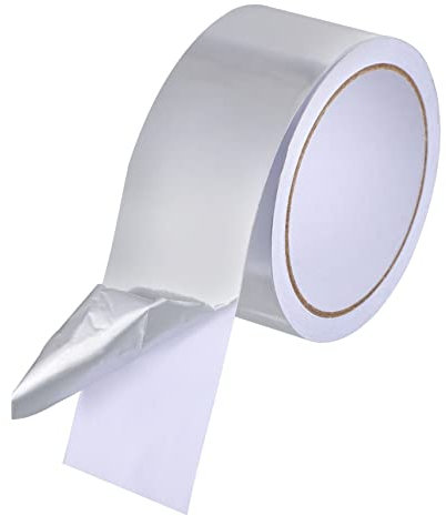 PLAFOPE Aluminiumfolienband Selbstklebendes Klebeband Zur Isolierung Von Rohren Hitzebeständiges Und Wärmeisolierendes Klebeband Für Abluft Und Lüftungskanäle