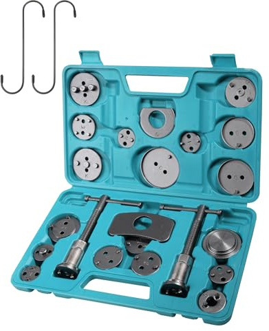 Xibao Outils Auto,Outil de Réinitialisation des Pistons de Frein,Outils de Repousse Piston Frein Arrière,Convient aux Voitures,Camions et Véhicules à Quatre Roues Motrices équipés de Freins à Disque