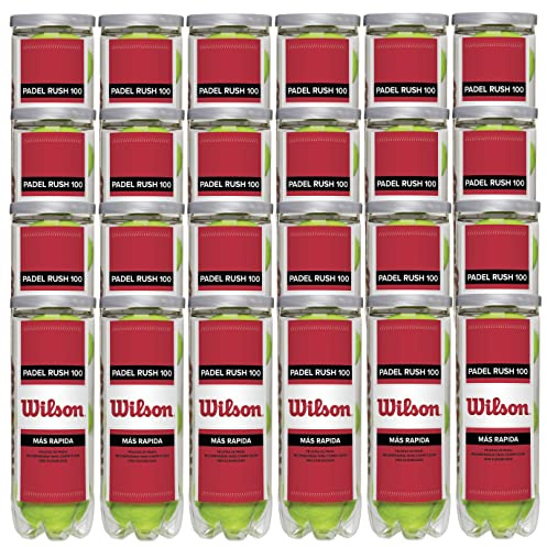 Wilson Padel Rush 100 Box (24 Tubi da 3 Palline)