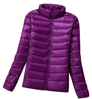 Piumino Leggero Donna Giacche Piumini Leggeri Donna Invernale Giacca Piumino Trapuntata Puffer Jacket Donna Imbottita Giubbotto Piumino Donna Taglie Forti Giubbino Cappotto Piumino Donna Leggero
