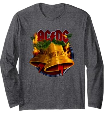Offizielles AC/DC Weihnachten Hells Bells Bandmerch für Fans Langarmshirt