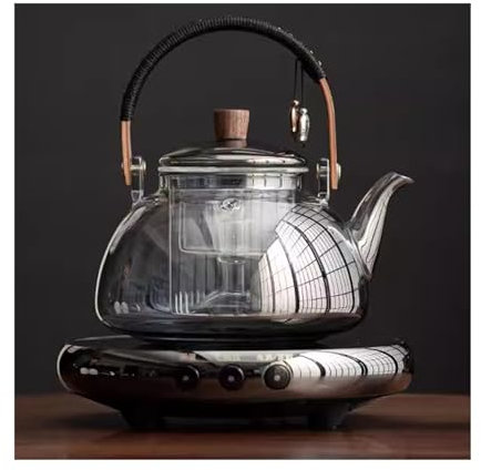 JUNCHENG1008 teapot Light Luxury Health Pot Heat-resistant Glass Water Kettle Electric Ceramic Stove Tea Cooker Steaming and Brewing Teapot chinese teapot