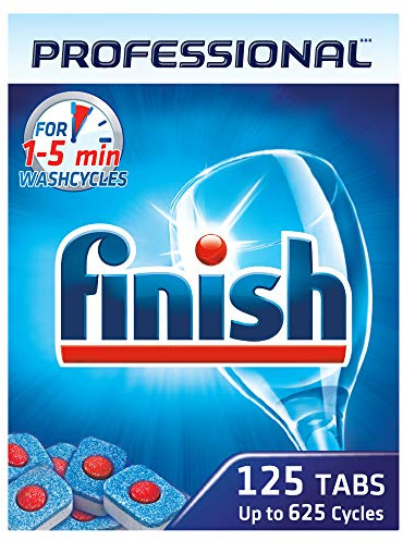 Finish Dishwasher Tablets BULK 125 Tabs, Pack of 1