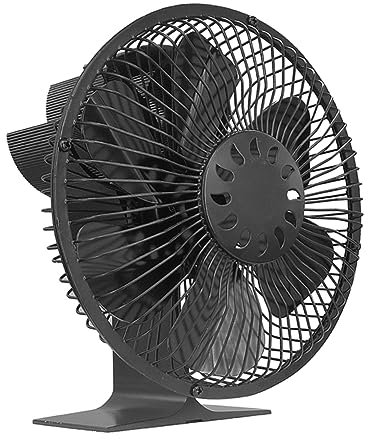 Homoyoyo Blades Stove Fan for Wood Burning Stove Log Burner Fan Protective Guard Fireplace for Efficient Heat Distribution