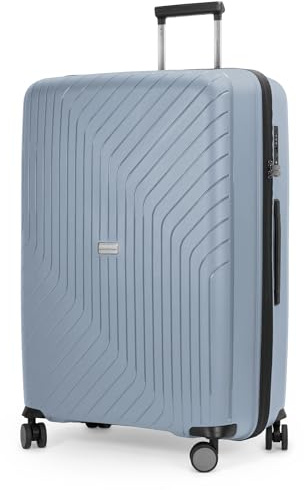 Hauptstadtkoffer TXL Stor Hård Resväska 76 cm, TSA Lås, Resväska i Polypropen, Trolley 4 Dubbla Hjul, Lätt 3,4 kg, Expanderbar 120L, Iceblue
