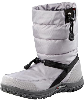 Baffin Women's CLOUD LOW Waterproof Breathable Lightweight Winter Slip-Resistant Mid-High Boots for Hiking & Casual Wear, Coastal Grey, 10