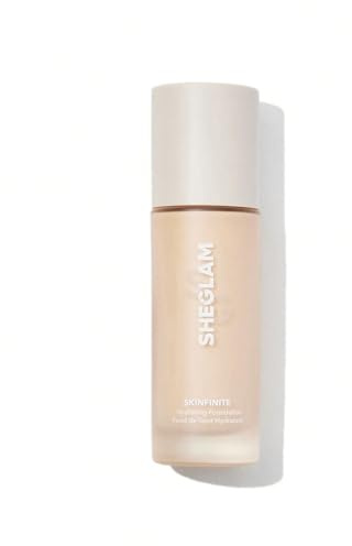 SHEGLAM Skinfinite feuchtigkeitsspendende Foundation, makellose dewy Deckkraft unsichtbare Poren leicht natürlich nicht fettig weiche flüssige Foundation-Chantilly