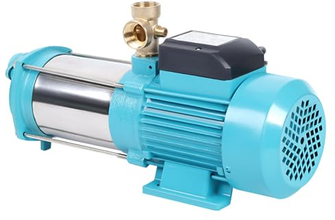 Trädgårdspump vattenpump, 1 300 W, IP44, batteri, vattenpump med manometer, pumpvatten för Makita 18 V batteri, 4 000 l/H 9,8 bar centrifugalpump med tryckbrytare