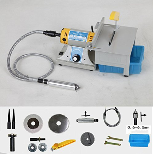 220V TM-2 Gem Tampon de polissage de pierres précieuses Tour de banc et machine à polir