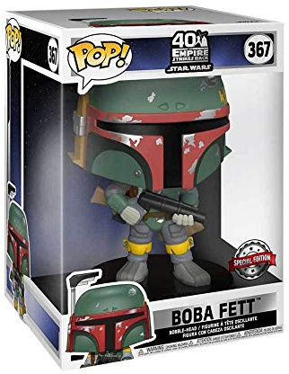 Funko Pop! Star Wars: 10 Boba Fett - Vinyl-Sammelfigur - Geschenkidee - Offizielle Handelswaren - Spielzeug Für Kinder und Erwachsene - Movies Fans - Modellfigur Für Sammler und Display