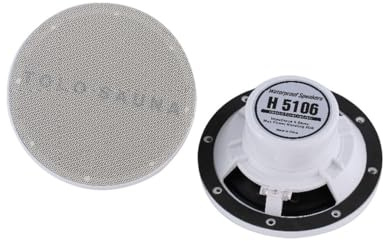 Haut-Parleur étanche 80 W pour Salle de Bain Turc, Sauna et Salle de Bain