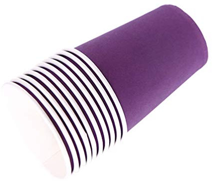 HEALLILY 100 vasos de papel desechables coloridos para beber vasos de papel para fiestas calientes, tazas de café expreso, vasos de papel para niños, manualidades, fiestas, picnic, viajes, color