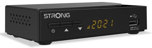 STRONG - Digitaler HD-Kabelreceiver SRT 3030 - TV Receiver für Kabelfernsehen - Dolby Audio - DVB-C mit HDMI-, Scart- und USB-Anschluss - Energiesparfunktion - Benutzerfreundliches Menü - schwarz