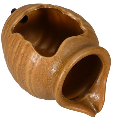 Cabilock Keramischer Wasserbrunnen Mit Zirkulation Rustikale Tischdekoration Für Wohnzimmer Und Garten Kaskadierende Wasserfunktion Im Klassischen Design Für Aquarien Und Feng Shui