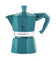 Bialetti Caffettiera Moka 3 Tazze, Collezione Winter Wonderland, Colore Turchese