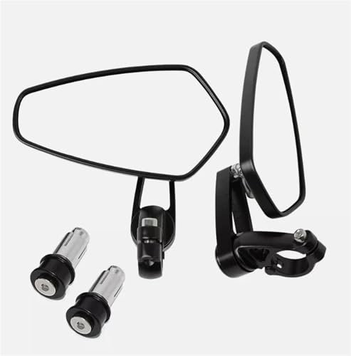 JHYBDP Motorrad Seitenspiegel Rückspiegel Motorrad-Lenkerendenspiegel Für Yamaha MT09 MT07 MT03 MT125 900 Tracer MT 09 MT 07 MT 03 125 Lenkerenden-Rückspiegel