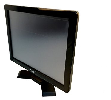 Touchscreen Monitor, 17 inch 1280x1024 POS Touchscreen Monitor High Res LED Monitor Built-in Touchscreen Display VGA USB Touch-Screen Monitor for PC POS Cashier Restaurant Bar Coffee Store