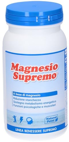 Natural Point Magnesio Supremo Polvere, 150g, Cristallo, vegetarian