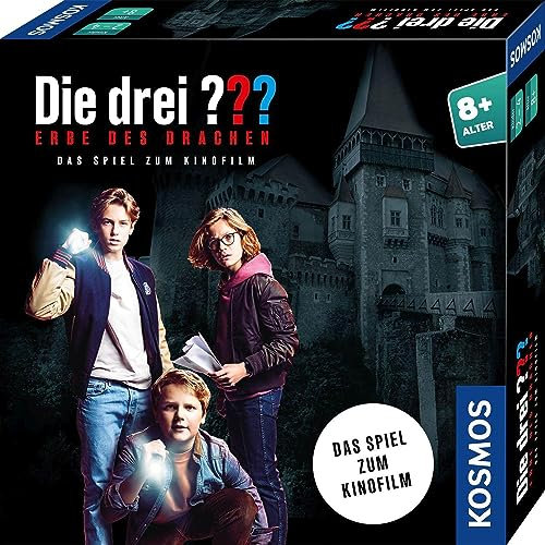 Die drei ??? Erbe des Drachen - Das Spiel zum Film von KOSMOS 712716, für 2-4 Kinder ab 8 Jahre, spannendes Kinderspiel, Brettspiel, Geschenk