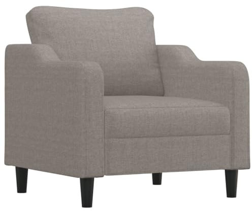 vidaXL Sessel Taupe 60 cm Stoff