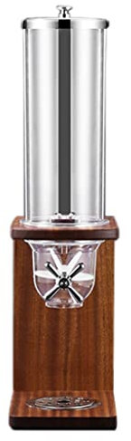 1-3 grid Cereal Dispenser, Countertop dry food Containers, Candy Dispenser Machine, for Grains, Snacks, Dog Food, Beans, Coffee Beans (Color : Brown, Size : 3.5L)