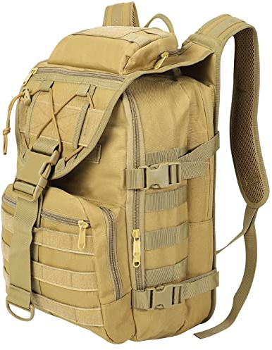 SHANNA Expandable Storage 35L/50L Military Tactical Backpacks, Trekking Hiking Molle Army Survival Equipment Backpacks Waterproof Rucksack for Camping Fishing Travelling Climbing Outdoor Sports Gym