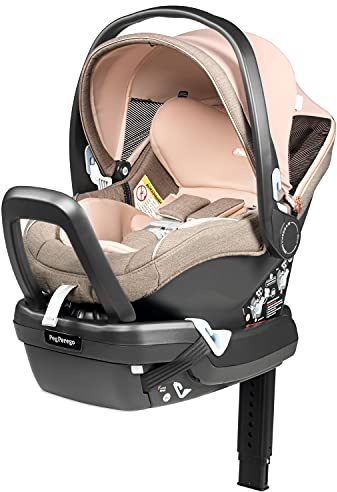 Peg Perego Primo Viaggio Nido - Rear Facing Infant Car Seat - Includes Base with Load Leg & Anti-Rebound Bar - for Babies 4 to 30 lbs - Made in Italy - Mon Amour