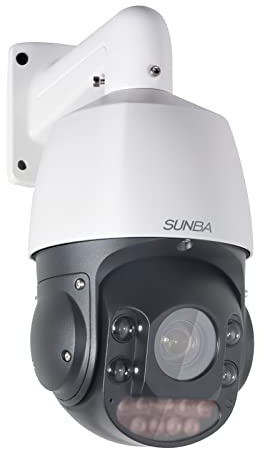 SUNBA 5MP PoE+ PTZ Kamera für den Außenbereich, 25-facher optischer Zoom, Auto Tracking Dome Überwachungskameras, große Reichweite Infrarot Nachtsicht bis zu 300m (P425, Performance Serie)