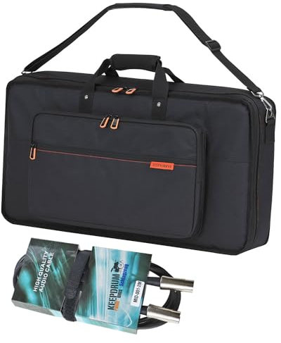 Roland CB-B37 Case for Gaia 2 Synthesizer and Keyboard + Keepdrum Midi Cable