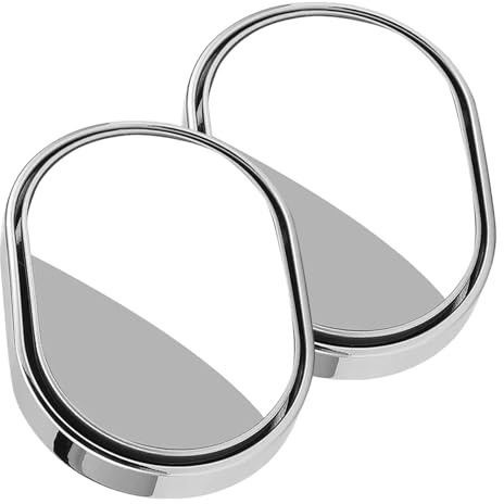 Espejo de ángulo muerto para el interior del coche, espejo adicional para | puntos ciegos, retrovisores de ángulo muerto para coches | Espejo retrovisor auxiliar de gran angular para el ciego,