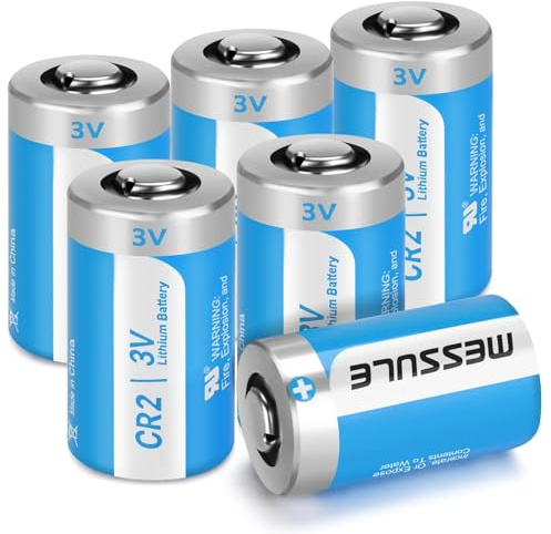 CR2 - Batería de litio de 3 V (900 mAh, protección PTC, DL-CR2, para telémetro de golf Boresighter, Mini55, monitor de bebé, linterna (no recargable)