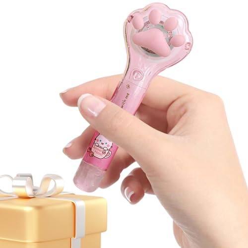 Dubbelsidig tejprulle – raderbara gör-det-själv-hantverksmaterial, 3,5 x 0,75 x 4,33 tum limlöpare dispenser för korttillverkning, skolprojekt, kontorsarbete, journaling, scrapbooking, papperskonst