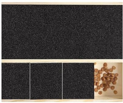Panel de Rascado para Perros Tablero de Madera para Limar Uñas de Perro